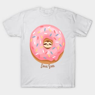 Donut Sloth T-Shirt